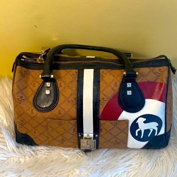 L.A.M.B. Gwen Stefani Bullseye Satchel Y2K Vintage - Picture 2 of 11